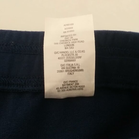 Denim&CO women's size M blue active pull on capris - Picture 14 of 14